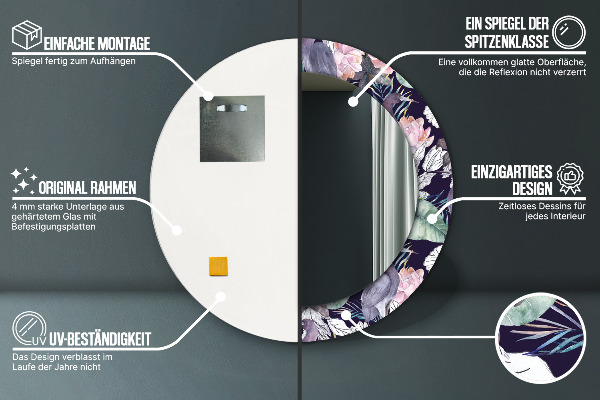 Okrasno ogledalo Caps Ptice