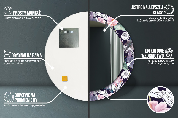 Okrasno ogledalo Caps Ptice