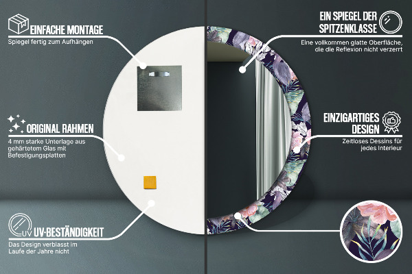 Okrasno ogledalo Caps Ptice