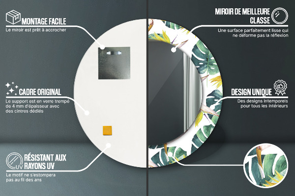 Tiskano ogledalo Tropski listi