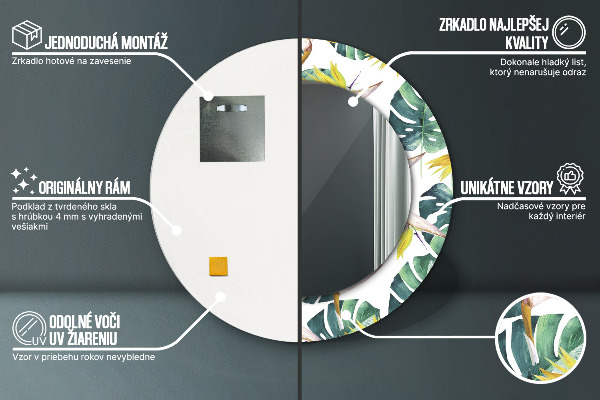 Tiskano ogledalo Tropski listi