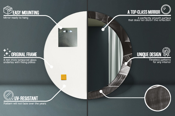 Ogledalo z okrasnim okvirjem Tropske palme