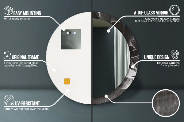 Ogledalo z okrasnim okvirjem Tropske palme