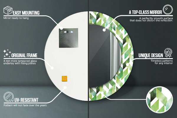 Ogledalo z okrasnim okvirjem Jelka