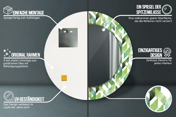 Ogledalo z okrasnim okvirjem Jelka