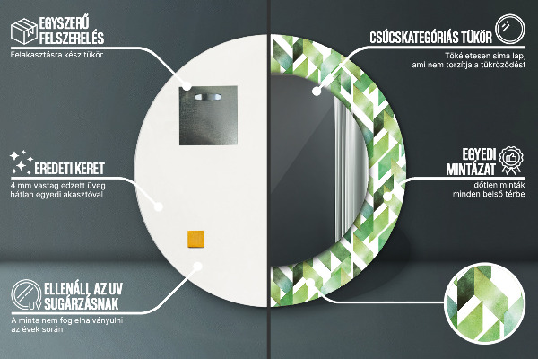 Ogledalo z okrasnim okvirjem Jelka