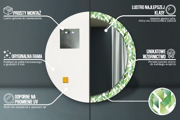 Ogledalo z okrasnim okvirjem Jelka