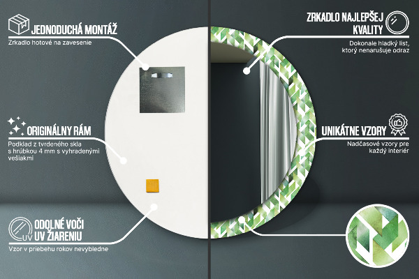 Ogledalo z okrasnim okvirjem Jelka