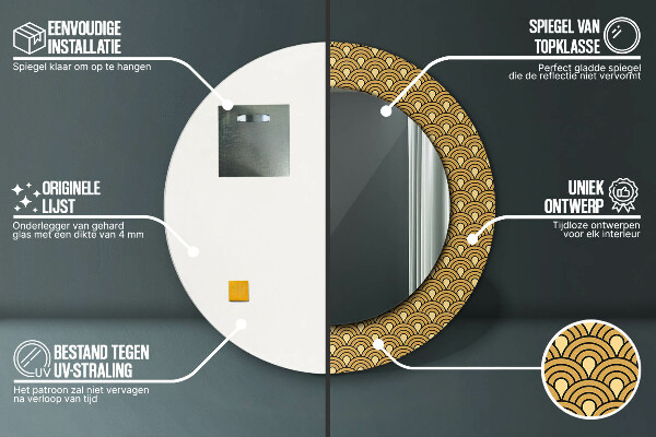 Tiskano ogledalo Deco Vintage