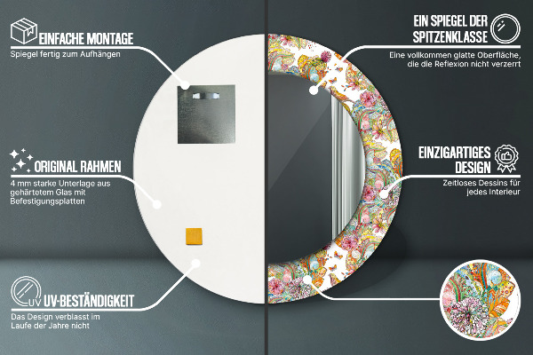 Okrasno ogledalo Sanje o deželi pravljic