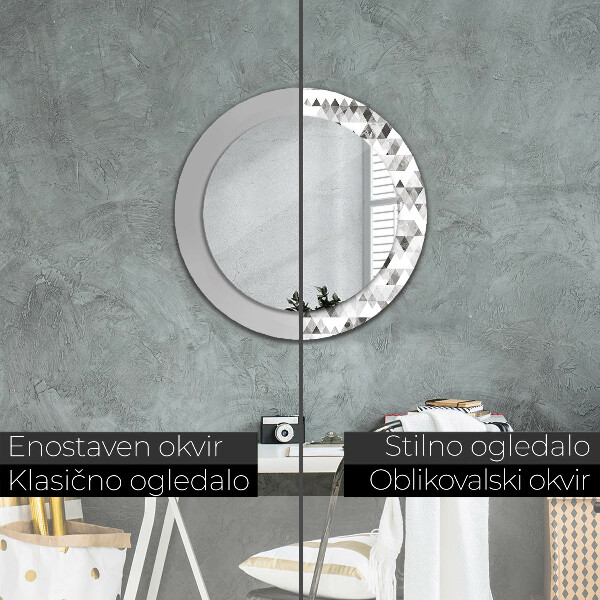 Okrasno ogledalo Mavrični trikotnik