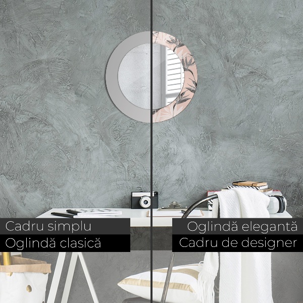 Ogledalo s potiskanim okvirjem Raj ptic