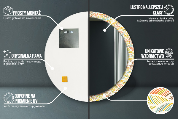 Ogledalo s potiskanim okvirjem Izvleček