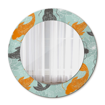 Ogledalo z okrasnim okvirjem Kitajski krap