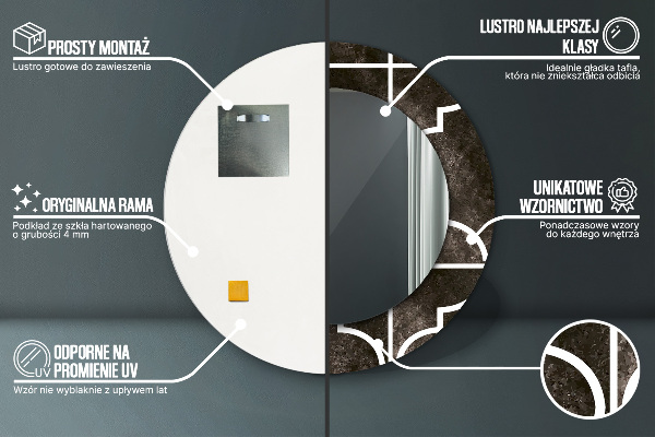 Dekorativno ogledalo Starinske ploščice
