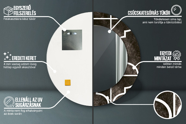 Dekorativno ogledalo Starinske ploščice