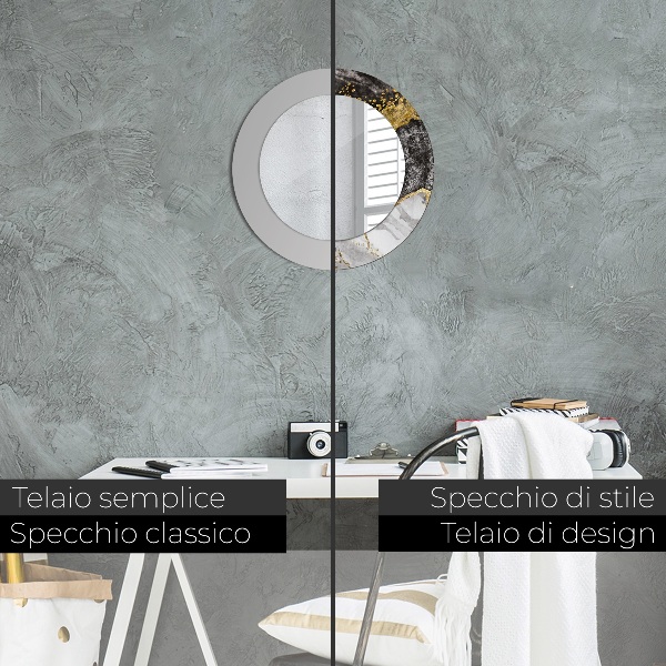 Okrasno ogledalo Marmor in zlato