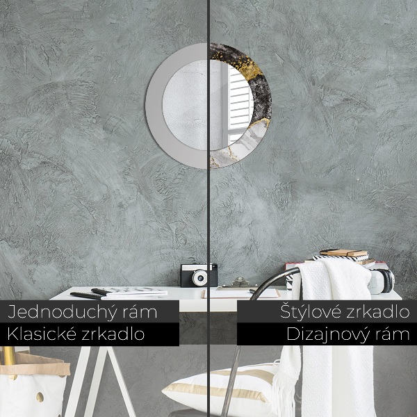 Okrasno ogledalo Marmor in zlato