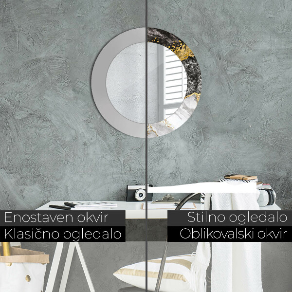 Okrasno ogledalo Marmor in zlato