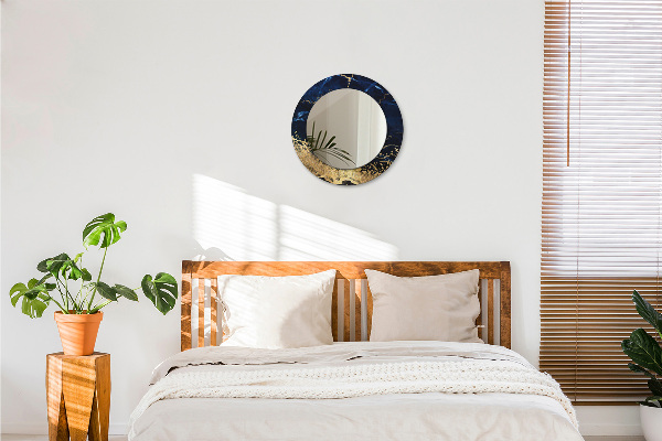 Dekorativno ogledalo Modri ​​marmor