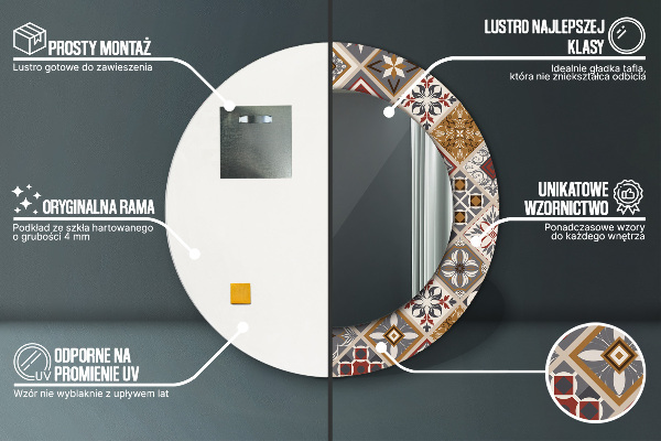 Dekorativno ogledalo Turški vzorec