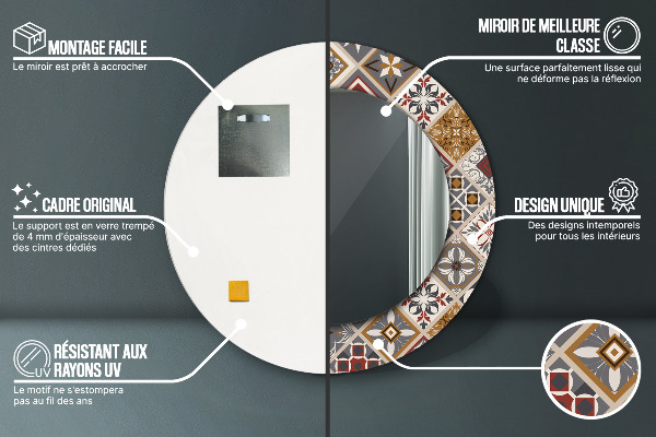 Dekorativno ogledalo Turški vzorec