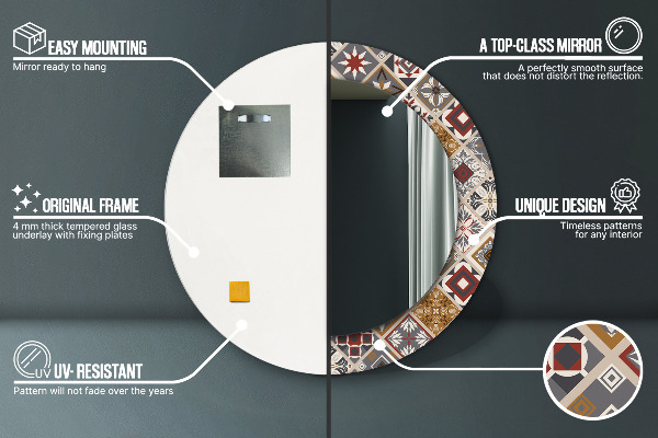 Dekorativno ogledalo Turški vzorec