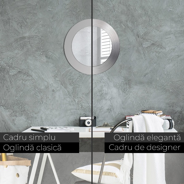 Dekorativno ogledalo Sijoč jeklo