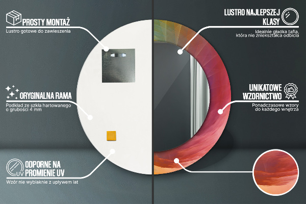 Okrasno ogledalo Hipnotična spirala