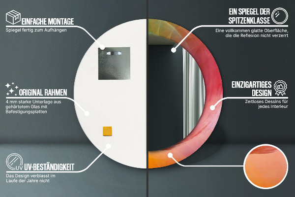 Okrasno ogledalo Hipnotična spirala