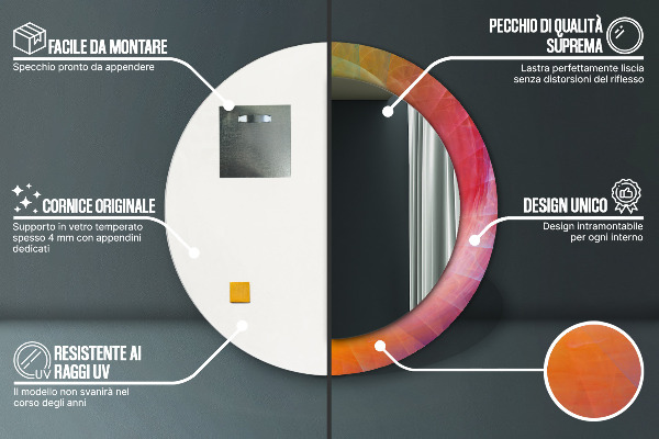 Okrasno ogledalo Hipnotična spirala