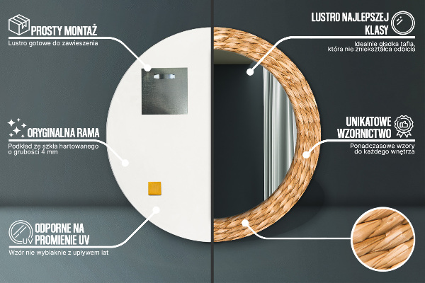 Tiskano ogledalo Trstična tekstura