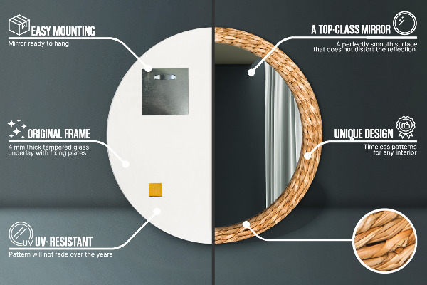 Tiskano ogledalo Trstična tekstura