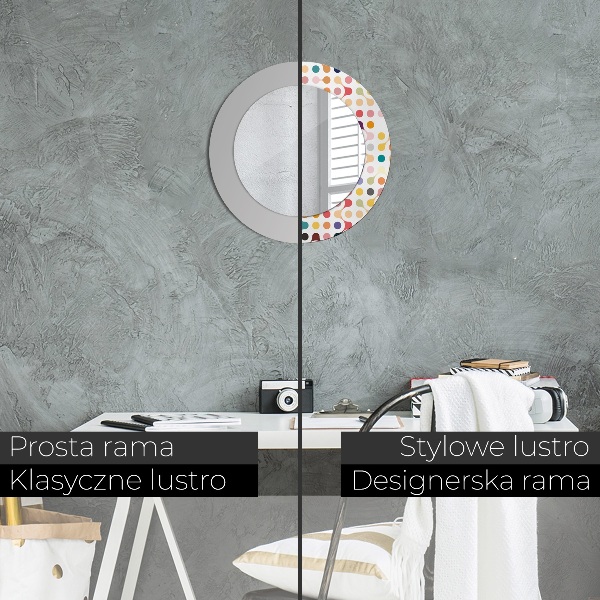 Okrasno ogledalo Brezšivni večbarvni