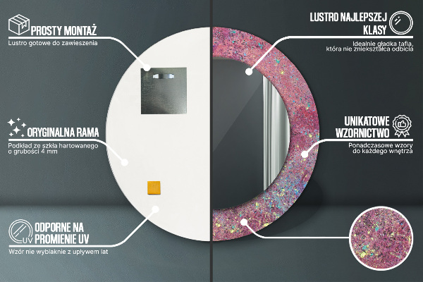 Dekorativno ogledalo Barvni festival