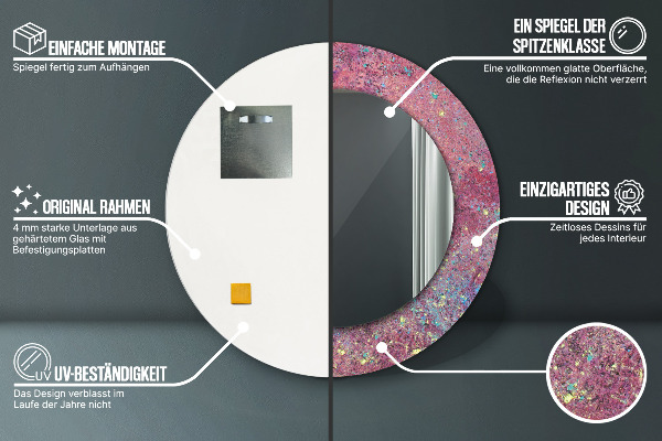 Dekorativno ogledalo Barvni festival