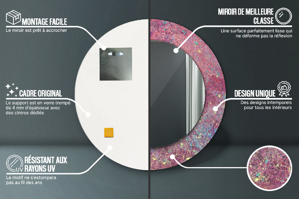 Dekorativno ogledalo Barvni festival