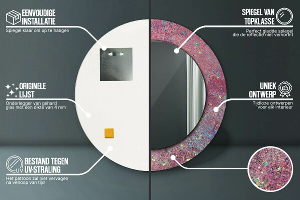 Dekorativno ogledalo Barvni festival