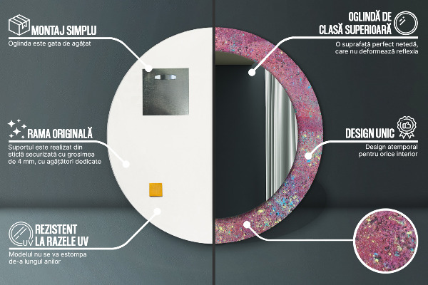 Dekorativno ogledalo Barvni festival