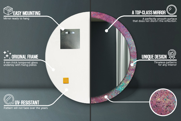 Dekorativno ogledalo Barvni festival