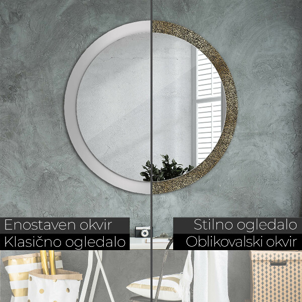 Okrasno ogledalo Zlati okraski