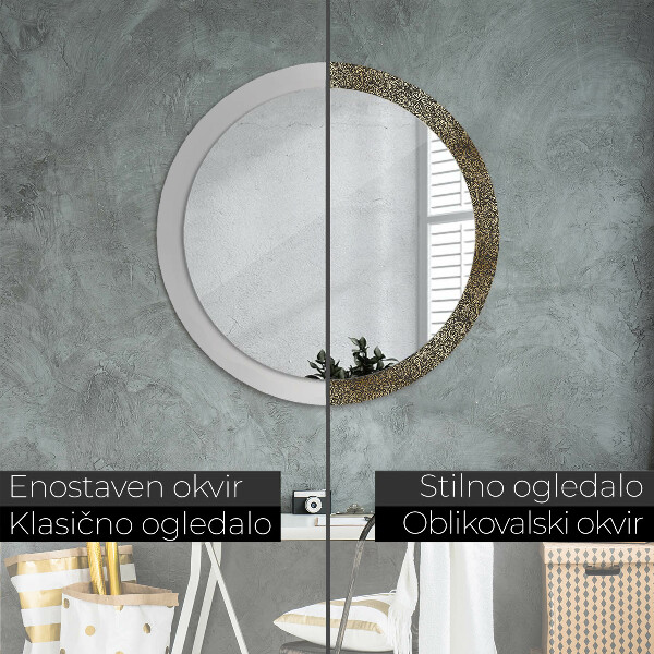 Okrasno ogledalo Zlati okraski