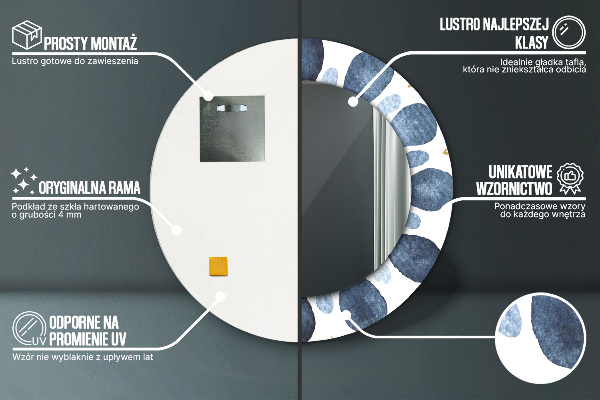 Okrasno ogledalo Moon Mandala