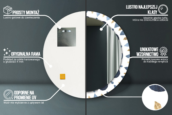 Okrasno ogledalo Moon Mandala