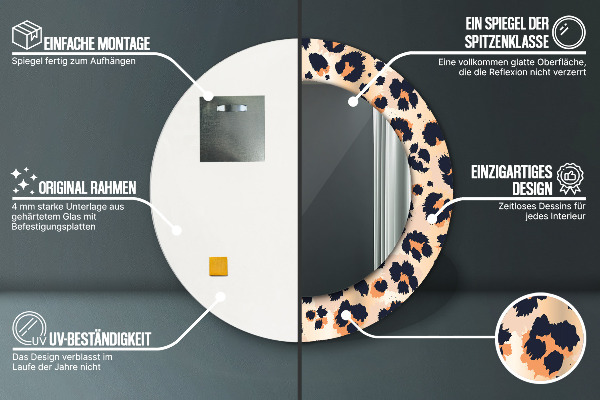 Okrasno ogledalo Divji vzorec