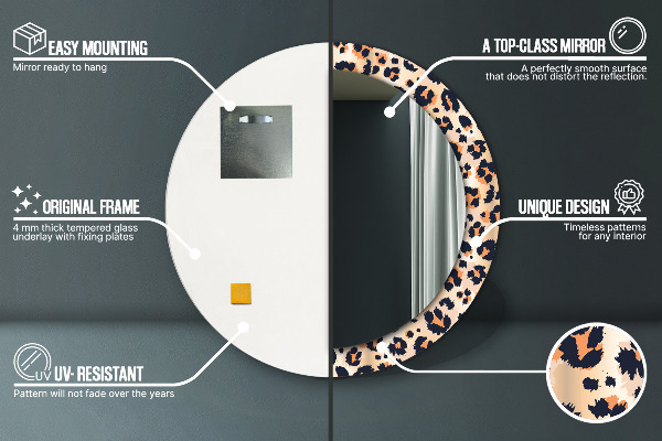 Okrasno ogledalo Divji vzorec