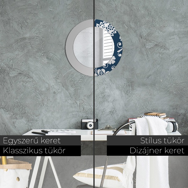 Dekorativno ogledalo Paisley kompozicija