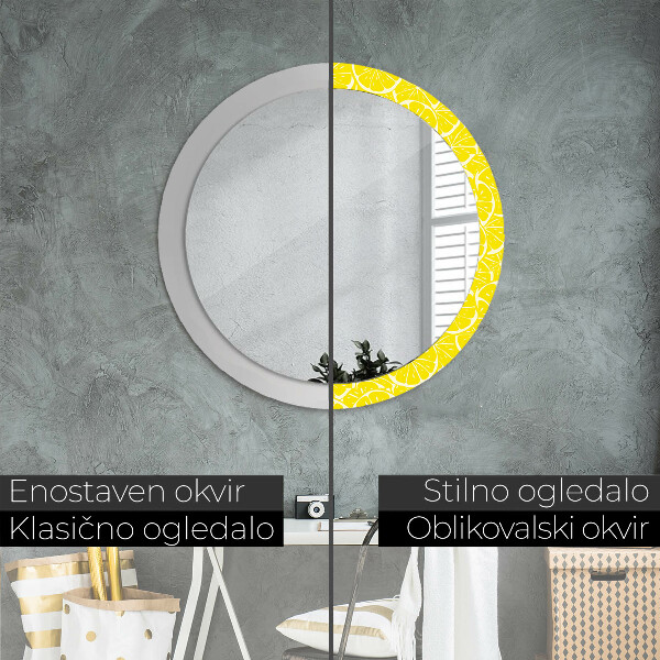 Dekorativno ogledalo Limonin vzorec