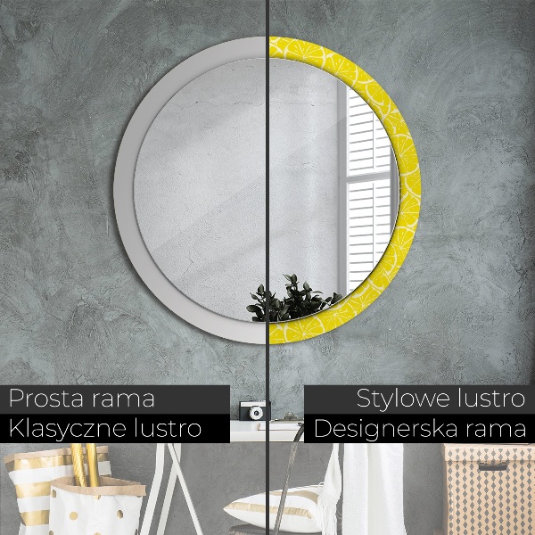 Dekorativno ogledalo Limonin vzorec