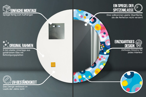 Dekorativno ogledalo Barvito trnje